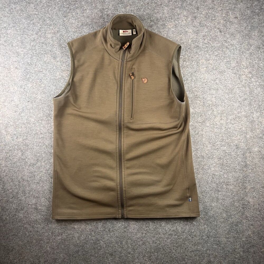 Fjallraven Men’s Ken Fleece Best Light Brown Size XXL